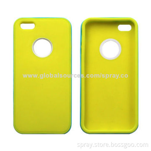 2-in-1 Heavy-duty Shock-proof PC + TPU Cases for iPhone 5S, Various Colors Available